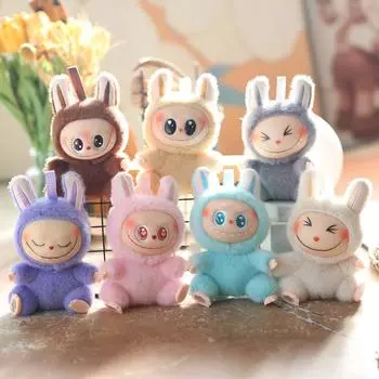 Милый милый силиконовый тряпичный тканевый кулон плюшевые игрушки куклы школьный портфель подвесное украшение брелок кукла куклы 14cm