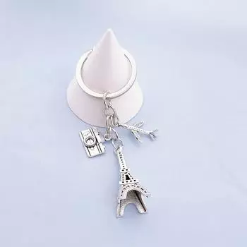 Милый мини-брелок в виде Эйфелевой башни в Париже, сумка для фотоаппарата, подвеска, брелок, ювелирные изделия, подарки, сувениры для путешествий, подарочные аксессуары onesize