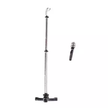 Милый мини-металлический микрофон, модель 1:12 кукольных домиков, миниатюрная мебель, аксессуары для кукольного домика чёрный