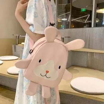 Милый мини-рюкзак с героями мультфильмов, женский легкий маленький школьный рюкзак, студенческий исходящий рюкзак