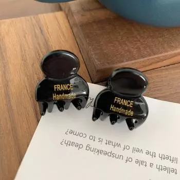 Милый мини-зажим для волос в виде высокого хвостика 2 см, заколка для боковых прядей для милых девушек, красочный маленький зажим-акула из ацетата Hair Claws