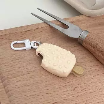 Милый миниатюрный брелок-симуляция в виде эскимо, мультяшный, уникальный, имитация еды, кулон, украшение для рюкзака, аксессуары, подарки