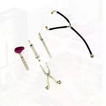 Милый миниатюрный набор медицинского оборудования из сплава, аксессуары для кукольного домика, модель 1:12