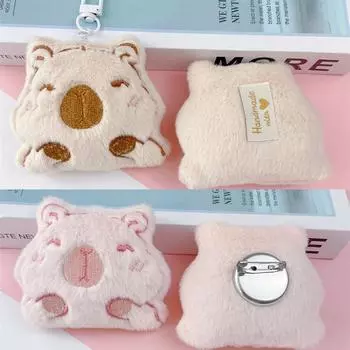 Милый модный плюшевый брелок в виде животного-капибары, креативный брелок, изысканная сумка, подвесное украшение, аксессуары, подарки на день рождения A2