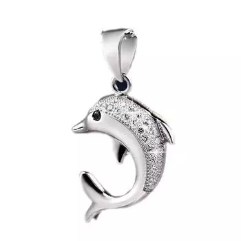 Милый модный темпераментный женский дельфин любовь ожерелье кулон женский