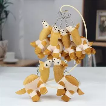 Милый мягкий брелок для ключей забавная мягкая игрушка для детей подарочная плюшевая игрушка One Size