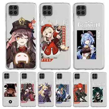 Милый мягкий чехол Genshin Impact Hu Tao для Samsung Galaxy A13 A51 A71 A21S A12 A11 A31 A52 A41 A23 A53 A73 A32 5G A03S Samsung A41