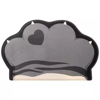 Милый мягкий милый кот котенок кошачья лапка кошачья лапка лапка коврик для мяса мясной шарик питомец короткий бархатный коврик для двери ковер напольный коврик подставка для ног 40cmx60cm