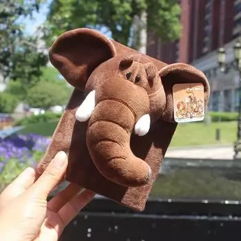 Милый мягкий подарок в виде слона 6-дюймовый интерстициальный ростовой ребенок 100 фото практичный современный 3D-альбом плюшевый мультфильм большая емкость животное