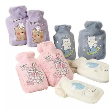 Милый мультфильм грелка для рук мини-грелки портативные ворсинки грелка для рук карманные сумки для рук и ног для девочек