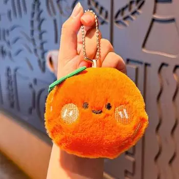 Милый мультфильм имитация фруктов плюшевая игрушка брелок подвеска забавный брелок изысканный рюкзак украшения аксессуары подарки