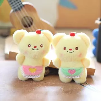 Милый мультфильм Кавали, плюшевый медведь, кукла, брелок, сумка, автомобильные ключи, аксессуары, пара, подруга, игрушки на день рождения для девочек