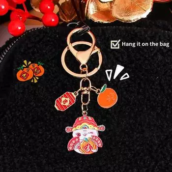 Милый мультфильм китайский Новый год зодиак змея брелок год змеи счастливый брелок подвески сумка подвеска украшение подарки A2