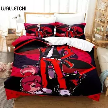 Милый мультфильм Les Barbapapa комплект постельного белья мягкий пододеяльник для взрослых и детей спальня односпальная двуспальная кровать размера «king size» пододеяльник наволочка 70x133cm 2pcs