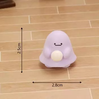 Милый мультфильм Мини Хэллоуин Красочные призрак Миниатюрные фигурки Настольный автомобиль Микро Пейзаж Украшения для дома Украшения Аксессуары