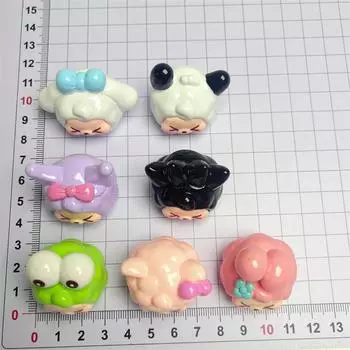 Милый мультфильм сплошной цвет Кики орнамент смоляные аксессуары настольное мультяшное украшение