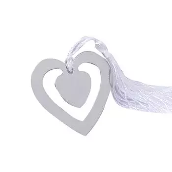 Милый мультфильм в форме сердца скрепка закладки книга памятка этикетка подарок студент канцелярские принадлежности свадебное украшение