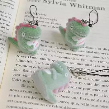 Милый мультяшный 3D крокодиловый кулон, симпатичное плюшевое животное, мобильный телефон, брелок, автомобильный держатель для ключей, подвески для наушников one size