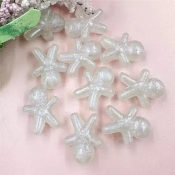 Милый мультяшный акриловый снеговик, аксессуары для мобильных телефонов, украшенные креативным мультяшным персонажем, сделай сам, подарки, модные аксессуары, свободные бусины, 18,4*22,2 мм розы красного