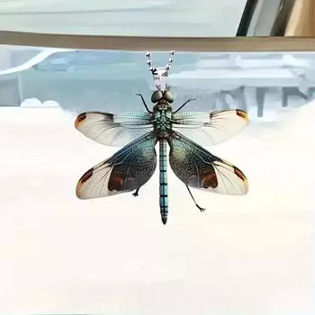 Милый мультяшный акриловый зверь украшение зеркала заднего вида автомобиля для уникального стиля интерьера