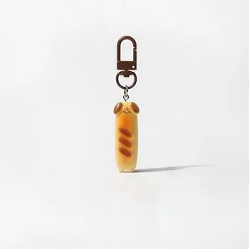 Милый мультяшный багет брелок личность кавайный животное хлеб автомобиль брелок кулон рюкзак украшения аксессуары подарки