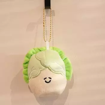 Милый мультяшный баклажан, еда, плюшевая игрушка, брелок-подвеска для украшения сумки, подарки и Cabbage