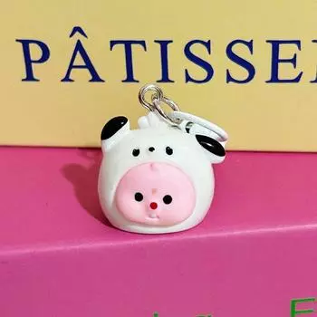 Милый мультяшный брелок-подвеска в виде бобра, студенческий рюкзак, украшения, милый забавный брелок, украшение для рюкзака, подарки на день рождения