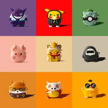 Милый мультяшный чехол для OPPO Enco Air 3 Мягкий силиконовый беспроводной защитный чехол Bluetooth OPPO Enco Air3 Чехол Покемон For OPPO Enco Air3