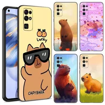 Милый мультяшный чехол для телефона Capybara для Huawei Honor 70 90 Lite X40 GT X50 i X5 Plus X6A X6S X7A X8A X8B X6 X7 X8 X9 4G X9A X9B 5G Honor X6S 4G