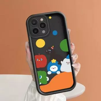 Милый мультяшный чехол для телефона iPhone Samsung Galaxy Xiaomi Redmi POCO HUAWEI Honor противоударный резиновый мягкий гибкий чехол Huawei Mate 40