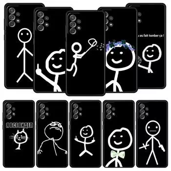 Милый мультяшный чехол для телефона Matchman для Samsung Galaxy A13 A51 A71 A41 A31 A21S A11 A03S A12 A32 A52 A22 A23 A33 A53 A73 5G Samsung A13