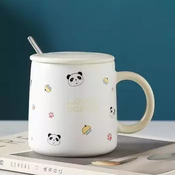 Милый мультяшный дизайн, кофейная чашка, кружка, чашка с водой, кофейная чашка, чашка с молоком, чашка для завтрака, послеобеденный чай розовый