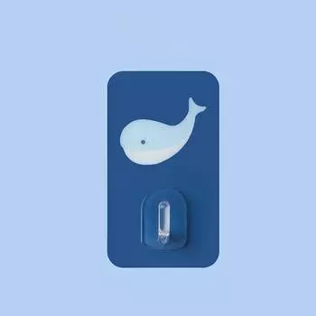 Милый мультяшный хрустальный крючок для кухни, многоцелевой дырокол, бесплатная вешалка для посуды, липкий крючок без опознавательных знаков