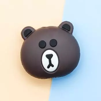 Милый мультяшный кабельный сматыватель USB-кабеля протектор силиконовый шнур ретрактор для домашнего офиса маленький