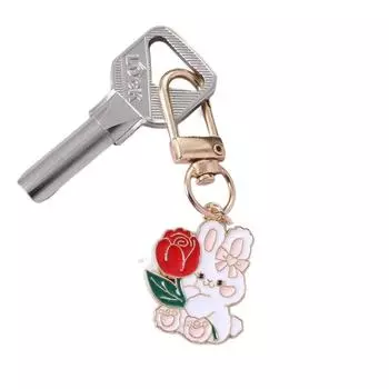 Милый мультяшный кот брелок металлический эмалированный котенок брелок для женщин модный чехол для наушников кулон рюкзак подвески лучшие подарки