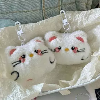 Милый мультяшный кулон-кошка брелок кавайный брелок-кошка изысканный милый рюкзак украшения аксессуары подарки