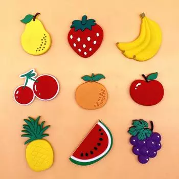 Милый мультяшный магнит на холодильник набор для детей декоративные магнитные аксессуары для домашнего декора холодильника магниты из ПВХ