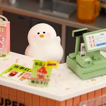Милый мультяшный маленький толстый гусь изделия из смолы микро ландшафтный орнамент автомобиль центральная консоль маленький орнамент украшение для дома подарки