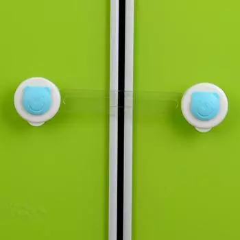 Милый мультяшный медведь голова детский замок безопасности смайлик дверца шкафа ящик замок детская безопасность расширенная защелка шкафа Smiley #C0F3T# розовый