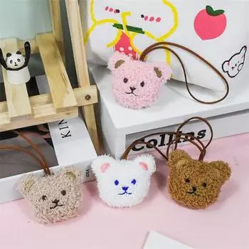 Милый мультяшный медведь плюшевая бирка с именем брелок детский сад школьный портфель анти-потеря брелок детская сумка подвески 11cm-30cm