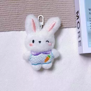 Милый мультяшный плюшевый кролик кукла игрушка кулон брелки рюкзак подвески украшение