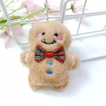 Милый мультяшный плюшевый кулон рождественская елка снеговик лось брелок рюкзак шарм украшение для вечеринки детская игрушка подарок