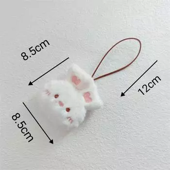 Милый мультяшный плюшевый кулон с изображением животного, брелок с набивным медведем и лягушкой, брелок с именем анти-потерянной метки, детская школьная сумка, кулон