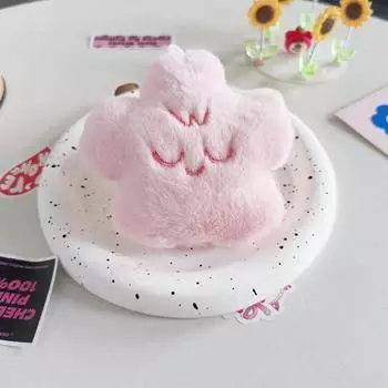 Милый мультяшный плюшевый розовый брелок в виде звезды, забавный писк, креативная кукла, брелок, кулон, украшение для рюкзака, аксессуары, подарки