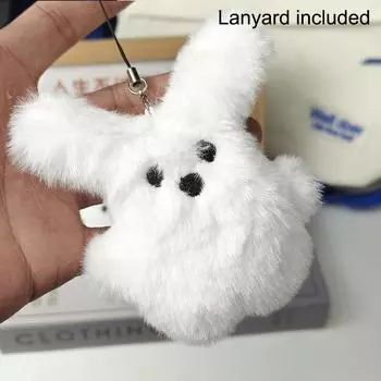 Милый мультяшный плюшевый щенок, кулон, креативная мягкая кукла, брелок для ключей, автомобильный брелок, изысканный рюкзак, украшения, аксессуары, подарки