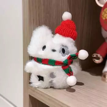 Милый мультяшный рождественский плюшевый щенок кукла кулон креативный рюкзак подвески украшения аксессуары A1