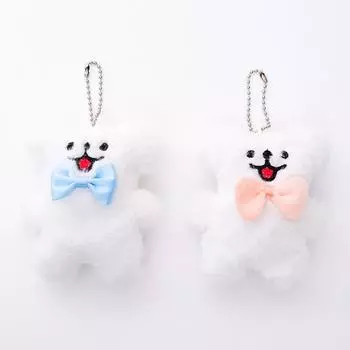 Милый мультяшный щенок, плюшевые игрушки, брелок, креативный кулон, украшение для рюкзака, аксессуары, подарки на день рождения