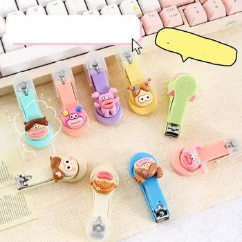 Милый мультяшный триммер для ногтей Мини-маникюрный инструмент Портативные большие кусачки для ногтей Главная style 8