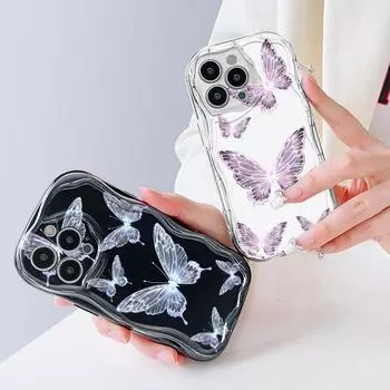 Милый мультяшный узор, кремовая текстура, мягкий силиконовый чехол с волнистыми краями, чехол для телефона для Vivo Vivo S1 белый