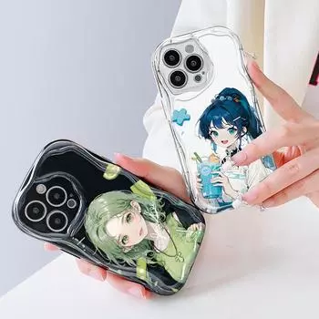 Милый мультяшный узор, кремовая текстура, мягкий силиконовый чехол с волнистыми краями, чехол для телефона для Vivo Vivo S1 белый